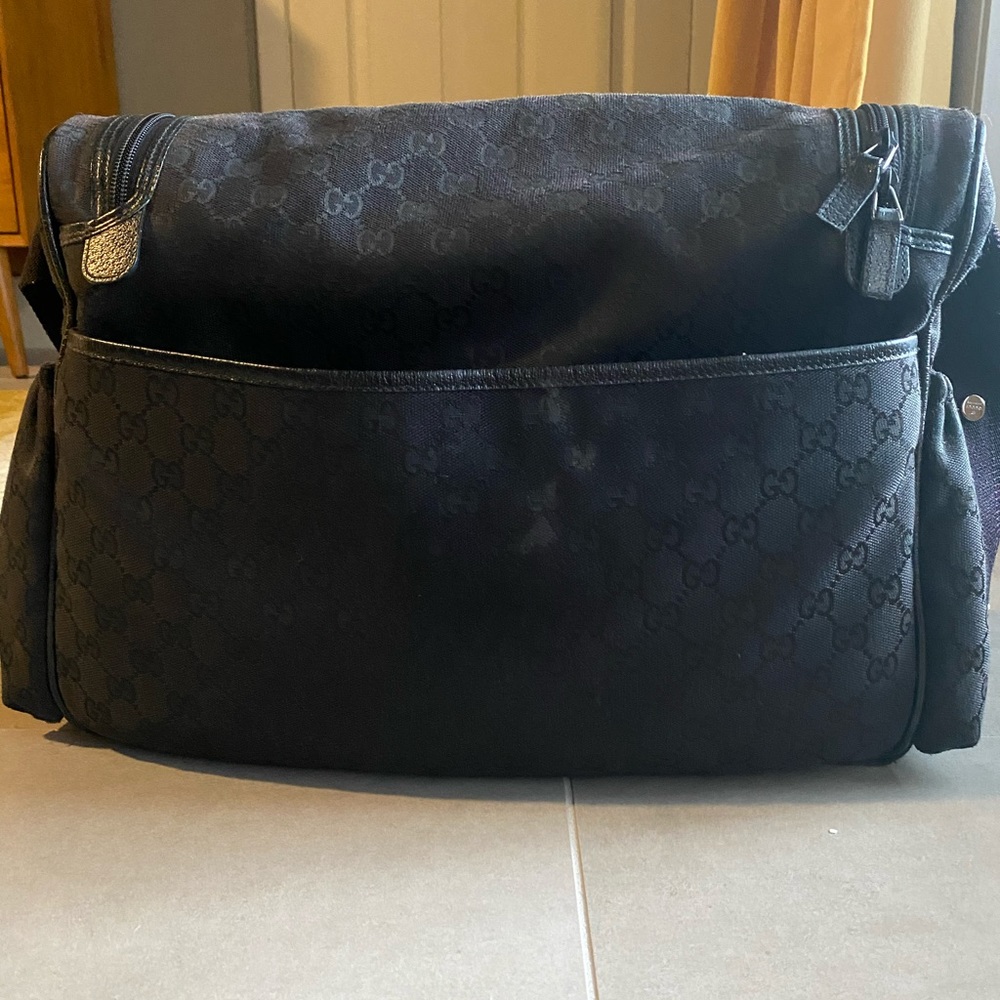 Gucci GG Black Diaper Bag - Picture 3 of 16